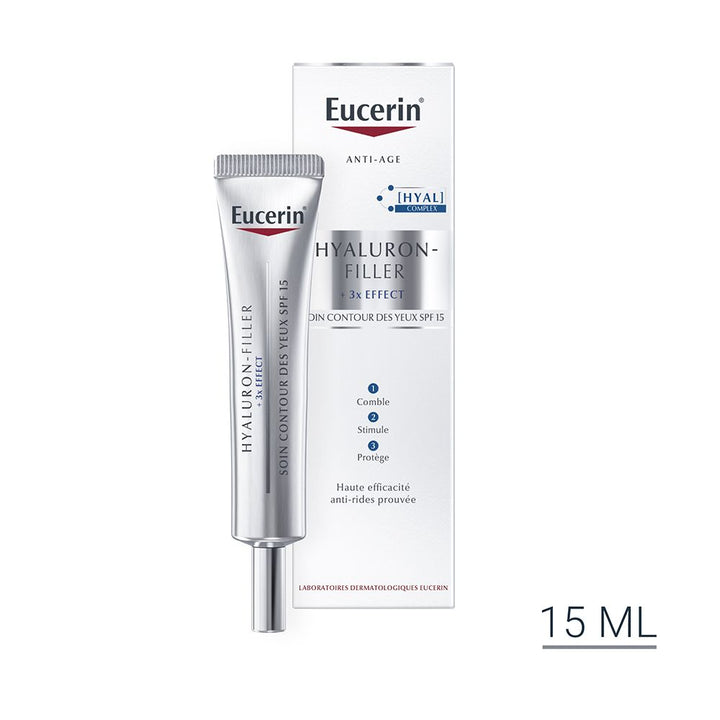 Eucerin Hyaluron Filler Eye Contour Cream + 3x Effect - 15ml