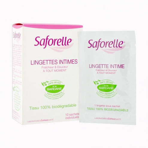 Saforelle Intimate Wipes -10 Wipes