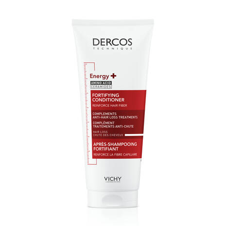 Vichy Dercos Energy+ Fortifying Amino Acid & Ceramide Conditioner for Hair Loss & Thinning Due to Breakage - 200ml