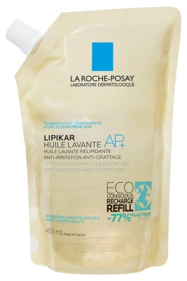 La Roche Posay Lipikar AP+ Eco Refill Cleansing Oil - 400ml