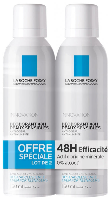 La Roche Posay Physiological Spray Deodorant - 2x48H 150ml