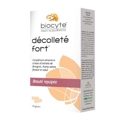 Biocyte Décolleté Fort - 60 Capsules – French Skincare Brands