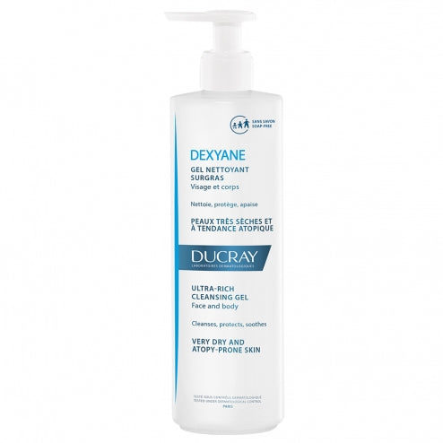 Ducray Dexyane Cleansing Gel - Dry and Atopic Skin - 400ml