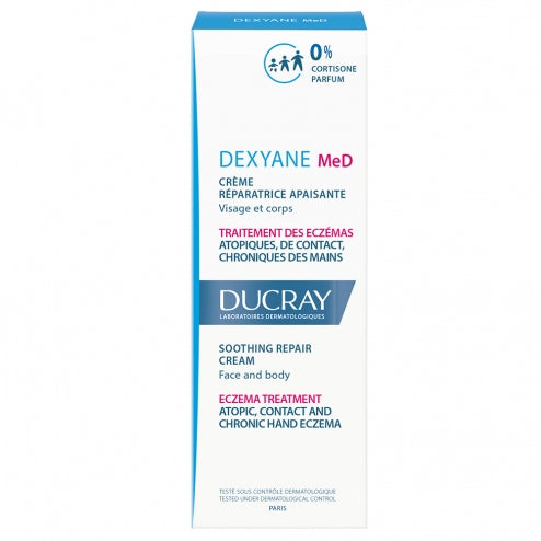 Ducray Dexyane Med Soothing Repair Eczema Treatment Cream - Dry and Atopic Prone Skin - 100ml