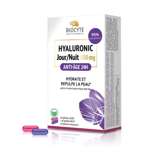 Biocyte Hyaluronic Day/Night-400mg - 30 Tablets+30 Capsules – French ...