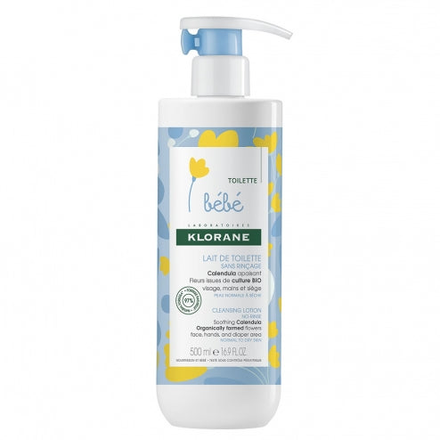 Klorane Baby No-Rinse Protector Cleansing Lotion - 500ml