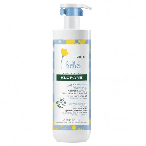 Klorane Baby No-Rinse Protector Cleansing Lotion - 750ml