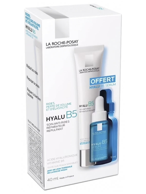 La Roche Posay Hyalu B5 Anti Wrinkle Care Repairing Replumping + Concentrate Serum - 10ml Free