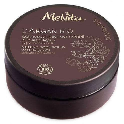 Melvita L'Argan Bio Melting Body Scrub -150 grams