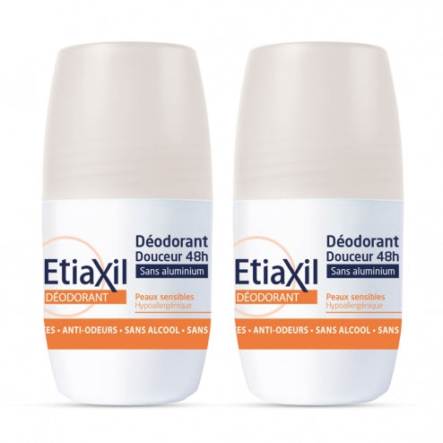 Etiaxil Deodorant Roll-On Almuninum Free - 2 x 50ml